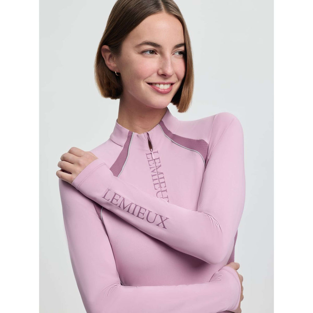 LeMieux Base Layer Philippa Mesh Longues Manches Fondant