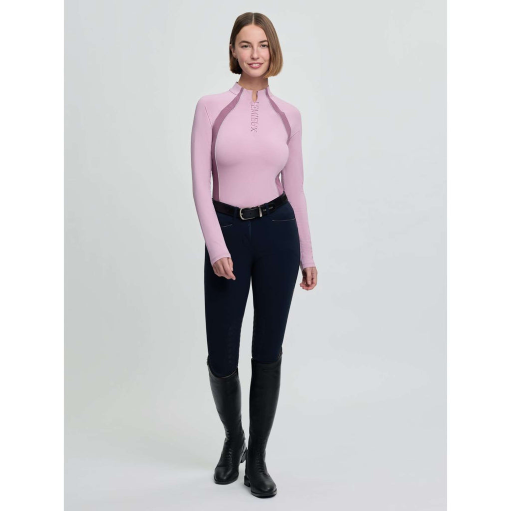 LeMieux Base Layer Philippa Mesh Longues Manches Fondant