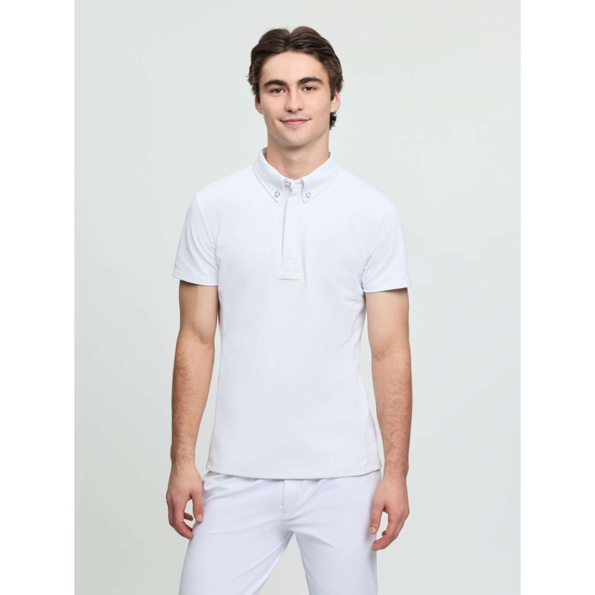 LeMieux T-shirt de Concours Competition Hommes Blanc