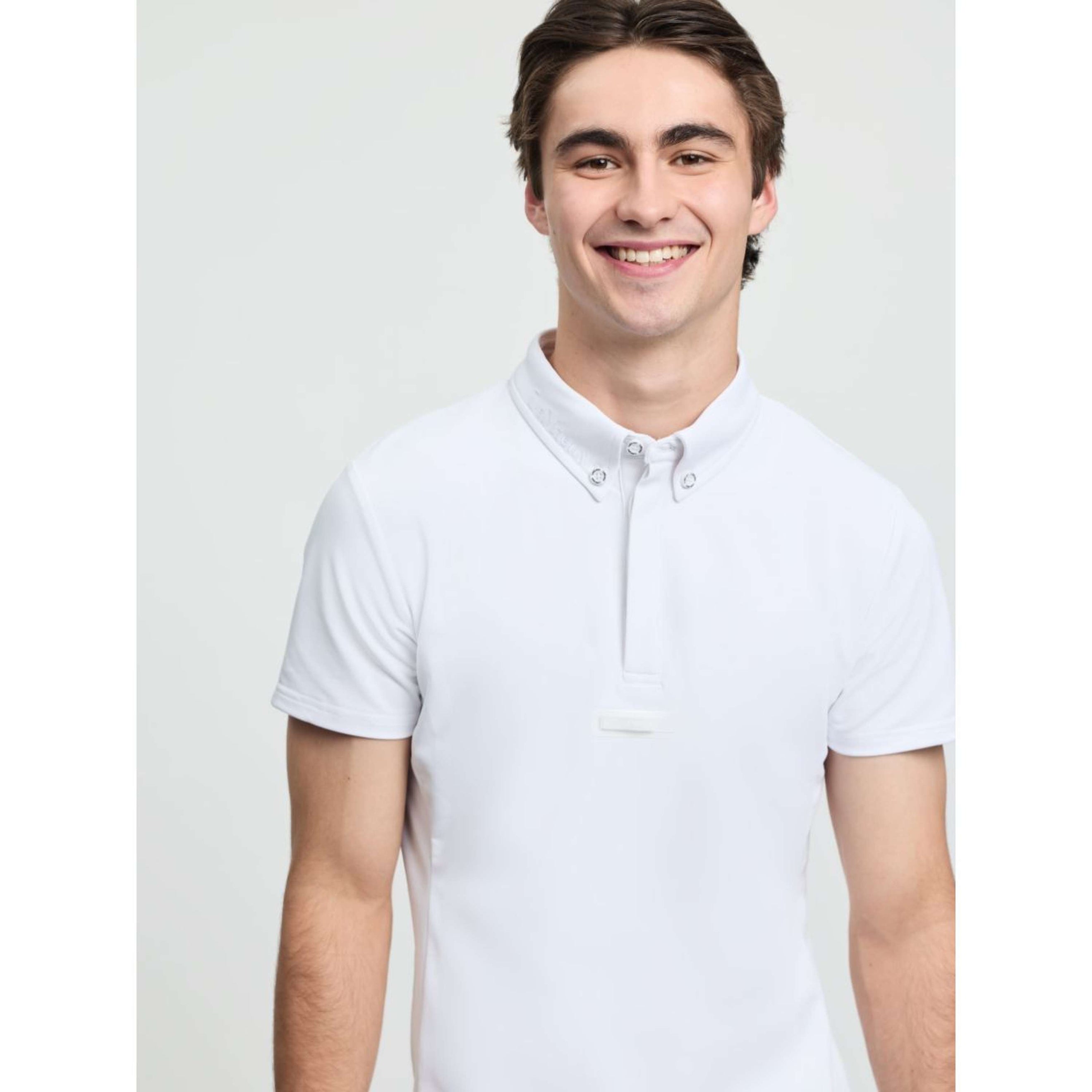 LeMieux T-shirt de Concours Competition Hommes Blanc