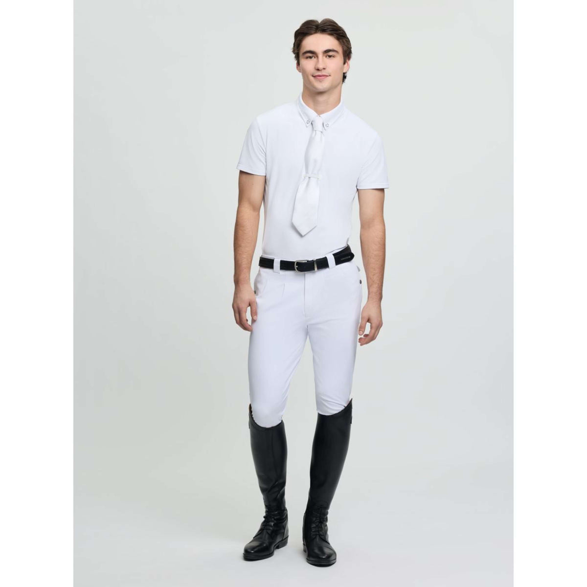 LeMieux T-shirt de Concours Competition Hommes Blanc