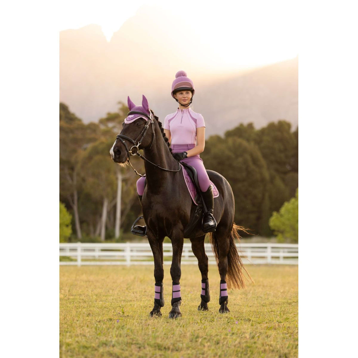 LeMieux Base Layer Young Rider Mia Mesh Fondant