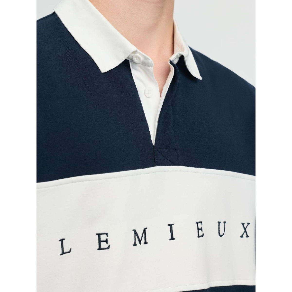 LeMieux Polo de Rugby Hommes Marin