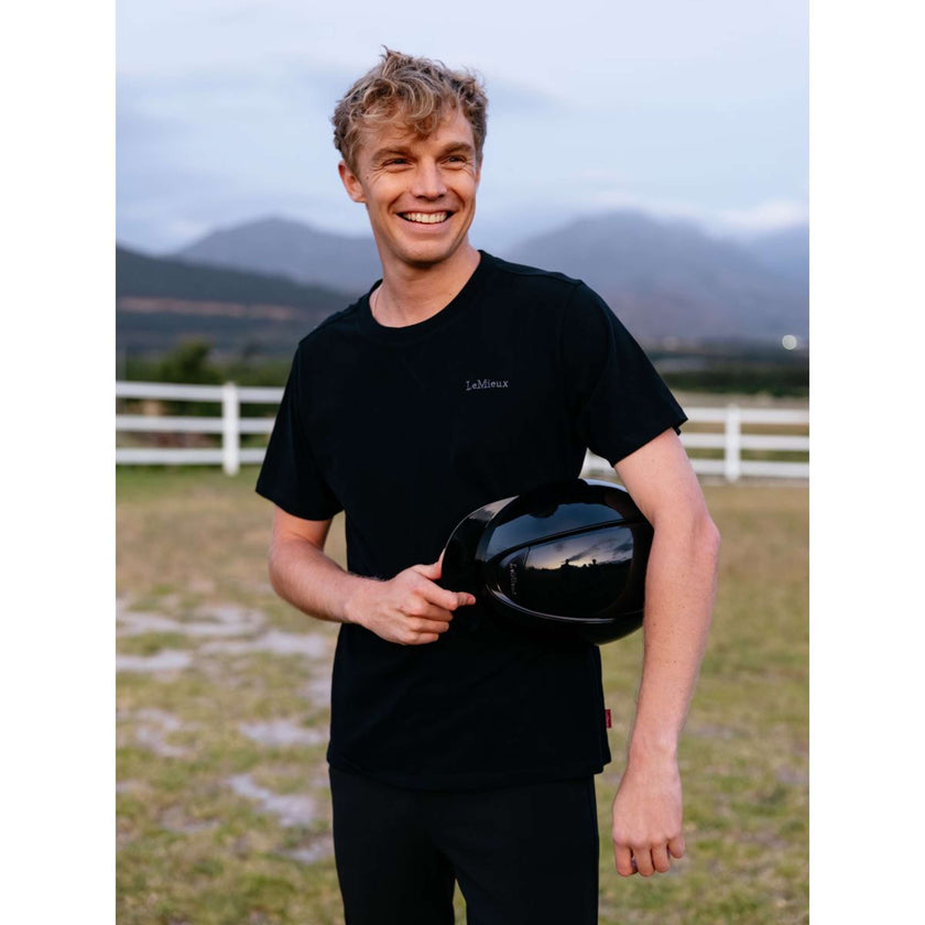 LeMieux T-Shirt SS26 Hommes Noir LeMieux T-Shirt SS26 Hommes Noir