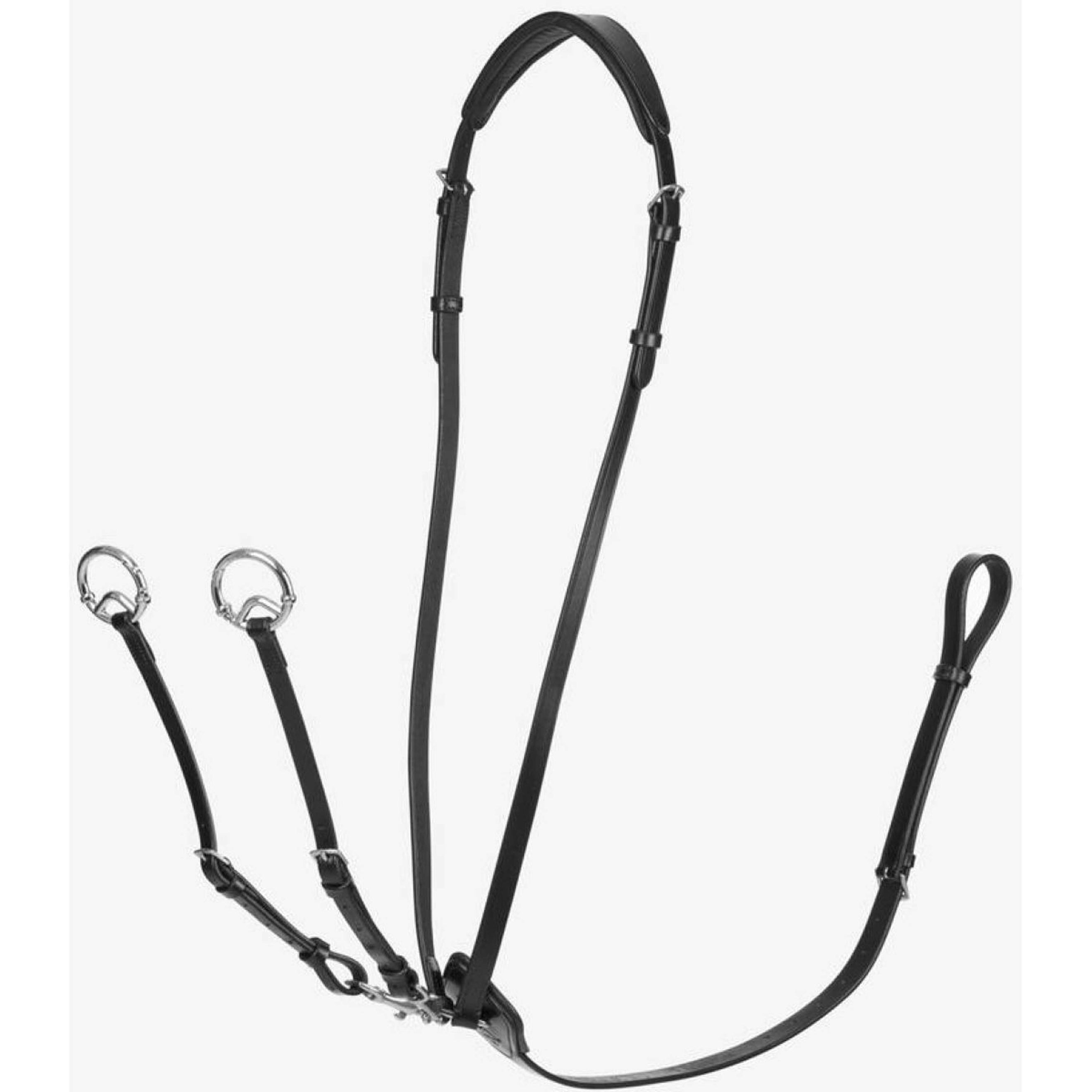 LeMieux Martingale Kudos Running Noir/Argent LeMieux Martingale Kudos Running Noir/Argent