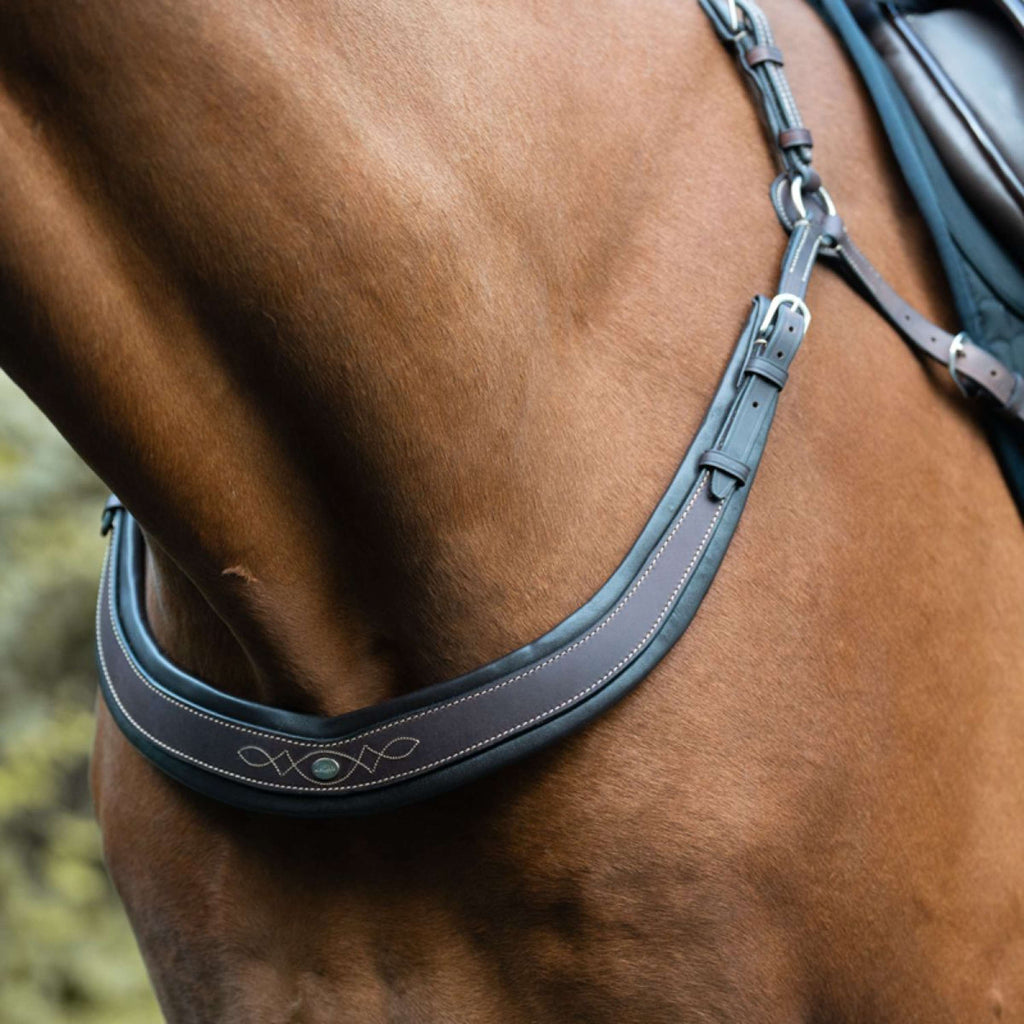 Kavalkade Collier de Chasse Jerome 2-Points Marron