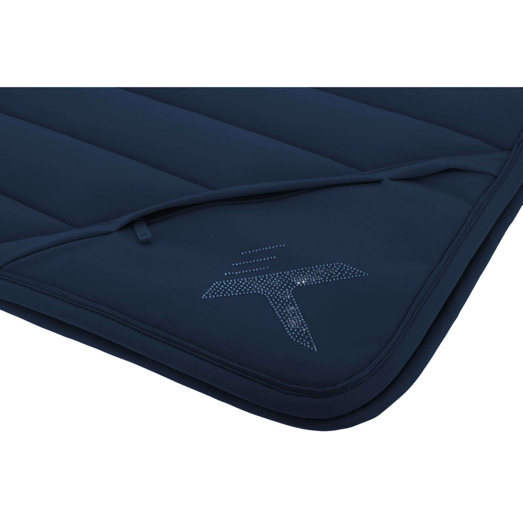 K by EQUITHÈME Tapis de Selle Vega Polyvalence Marine