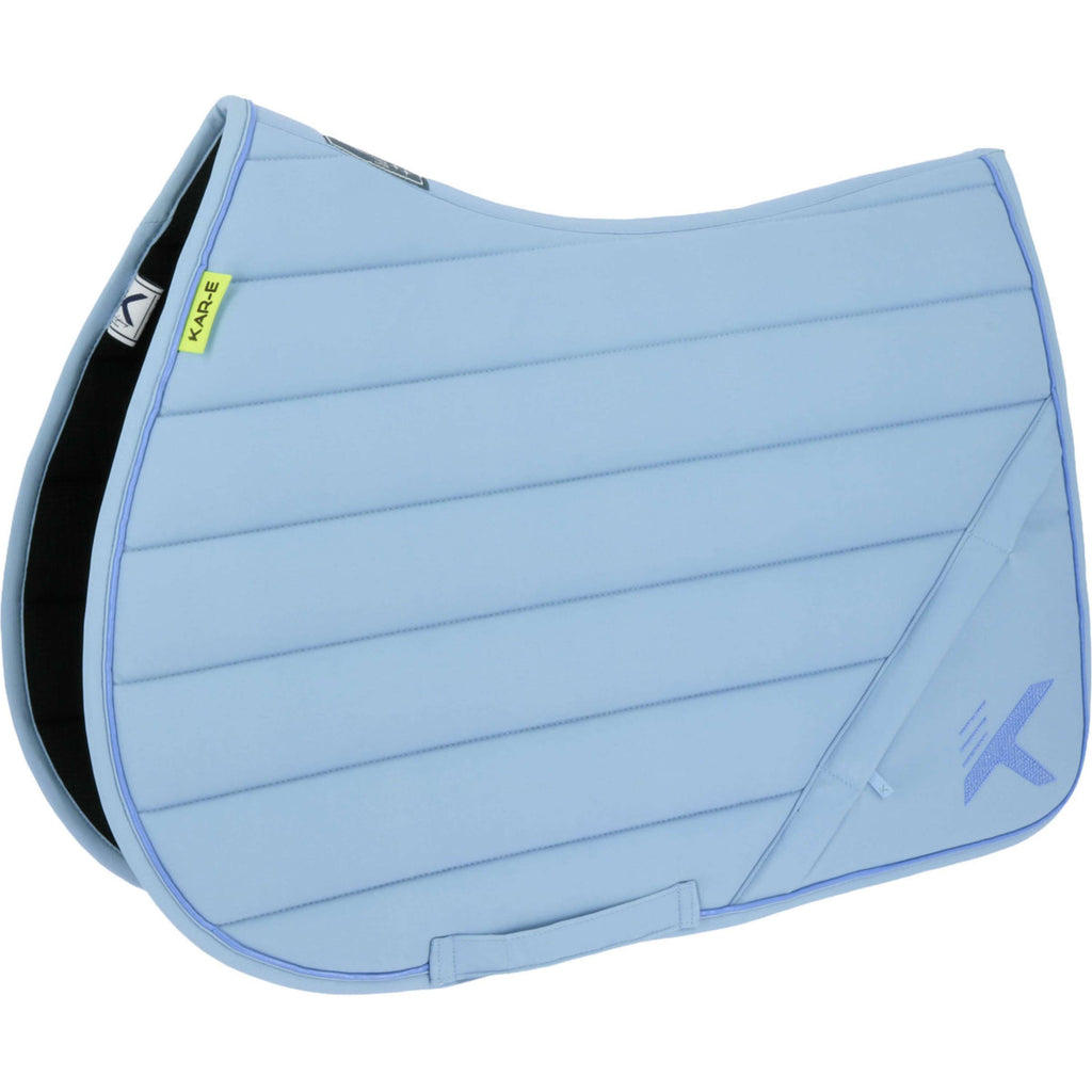 K by EQUITHÈME Tapis de Selle Vega Polyvalence Bleu ciel