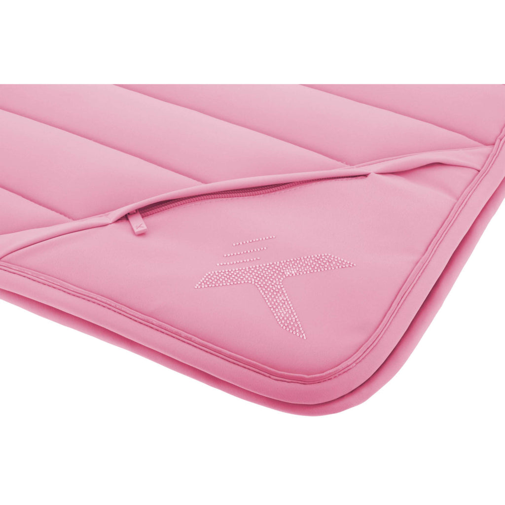 K by EQUITHÈME Tapis de Selle Vega Polyvalence Rose