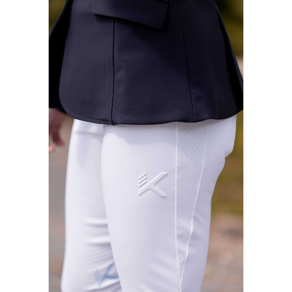 K by EQUITHÈME Pantalon d'Équitation Explore Full Grip Blanc