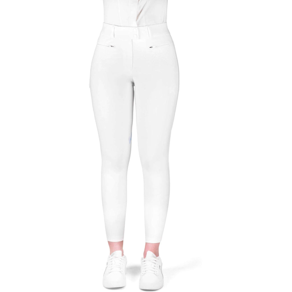 K by EQUITHÈME Pantalon d'Équitation Explore Full Grip Blanc