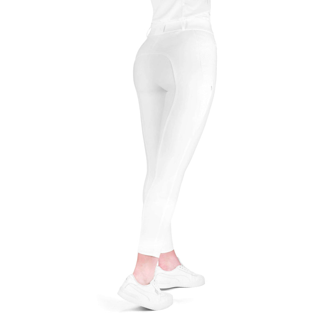 K by EQUITHÈME Pantalon d'Équitation Explore Full Grip Blanc