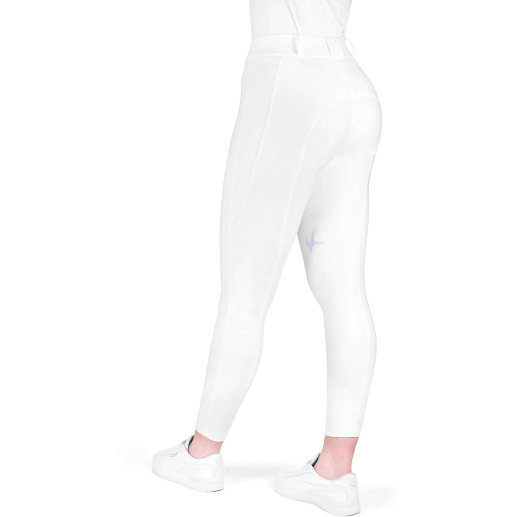 K by EQUITHÈME Pantalon d'Équitation Explore Full Grip Blanc