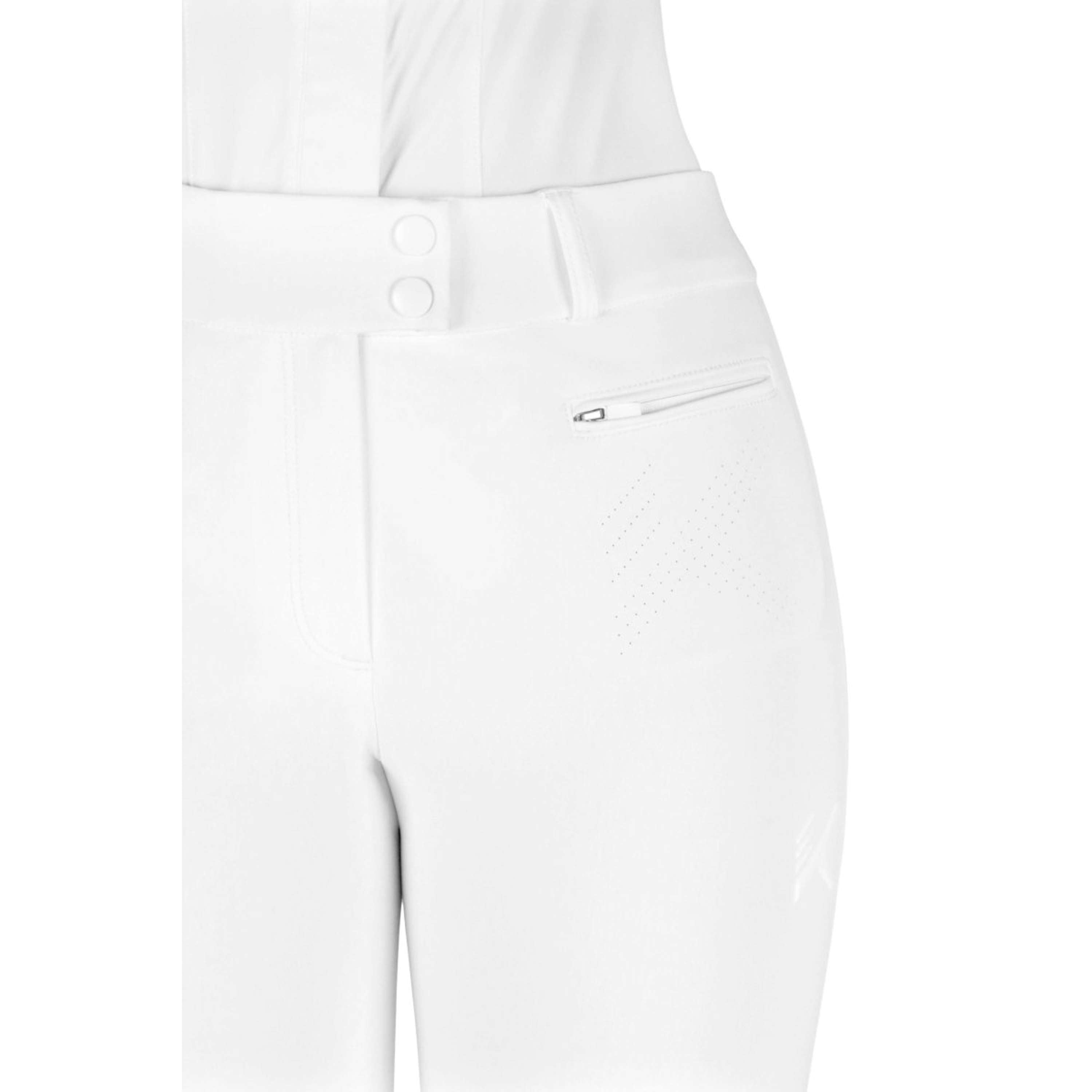 K by EQUITHÈME Pantalon d'Équitation Explore Full Grip Blanc