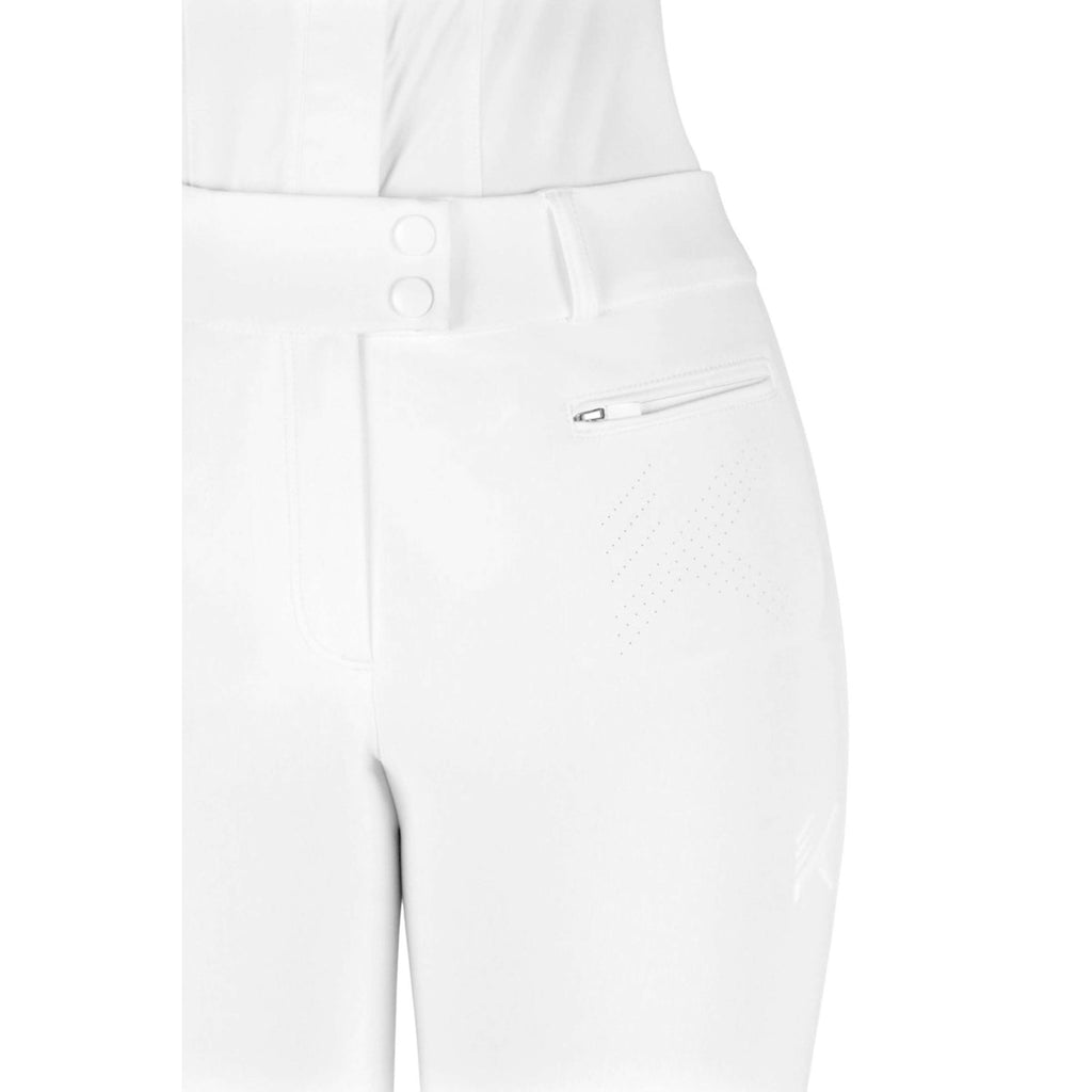 K by EQUITHÈME Pantalon d'Équitation Explore Full Grip Blanc
