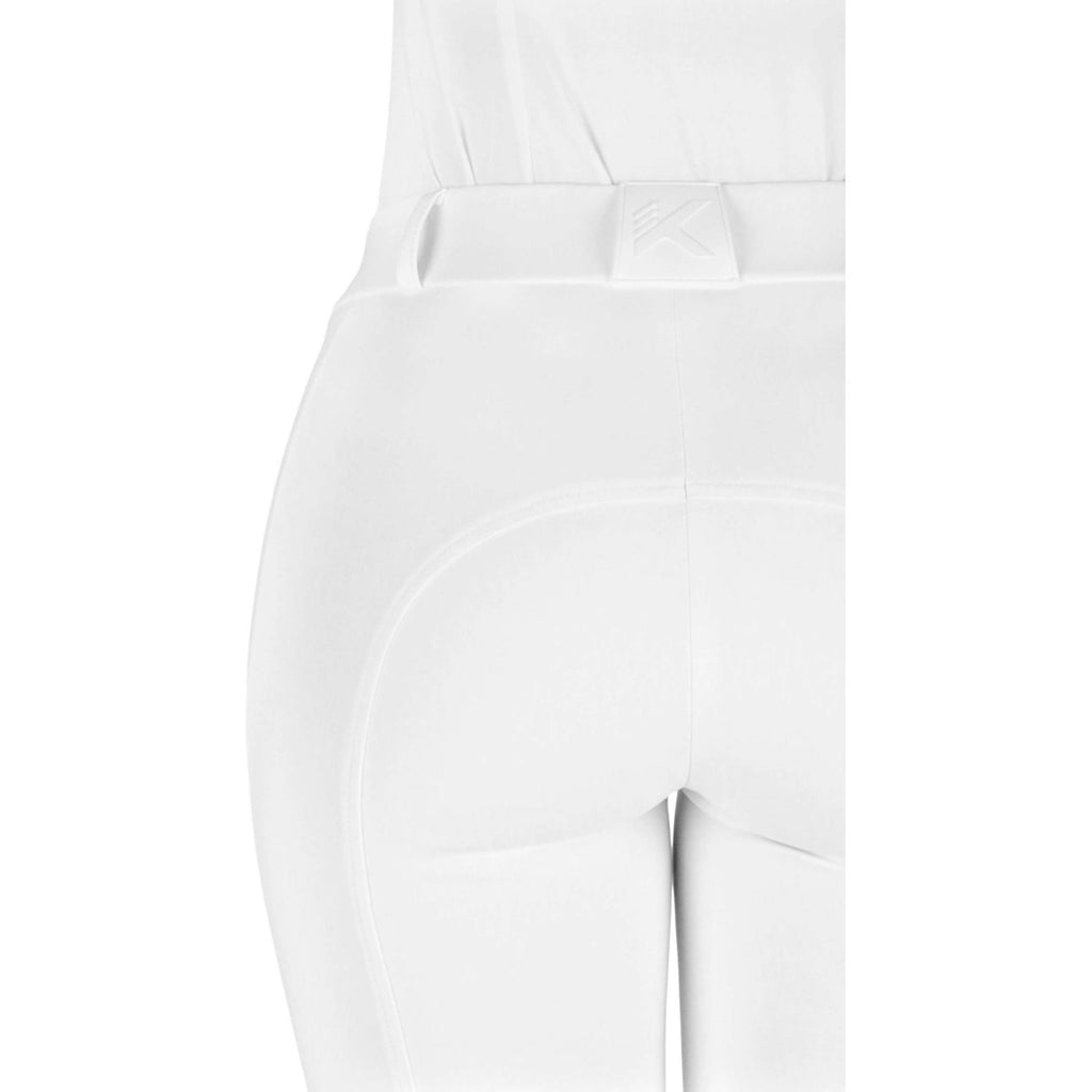 K by EQUITHÈME Pantalon d'Équitation Explore Full Grip Blanc