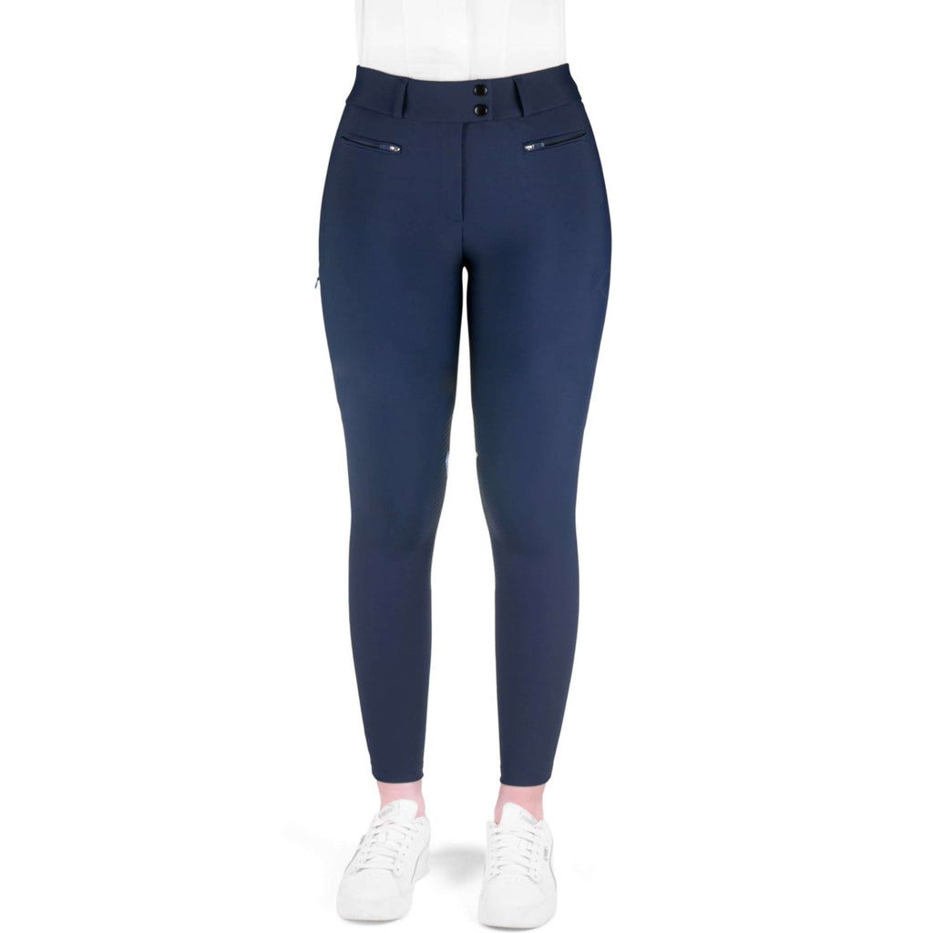 K by EQUITHÈME Pantalon d'Équitation Explore Full Grip Marine