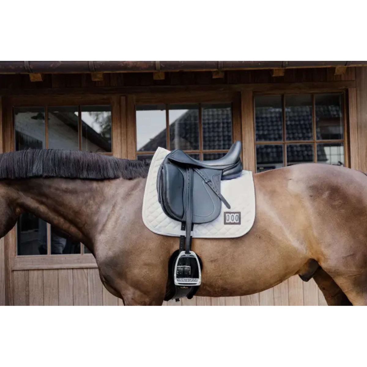 Kentucky Horsewear Tapis de Selle Diamond Competiton Dressage Blanc