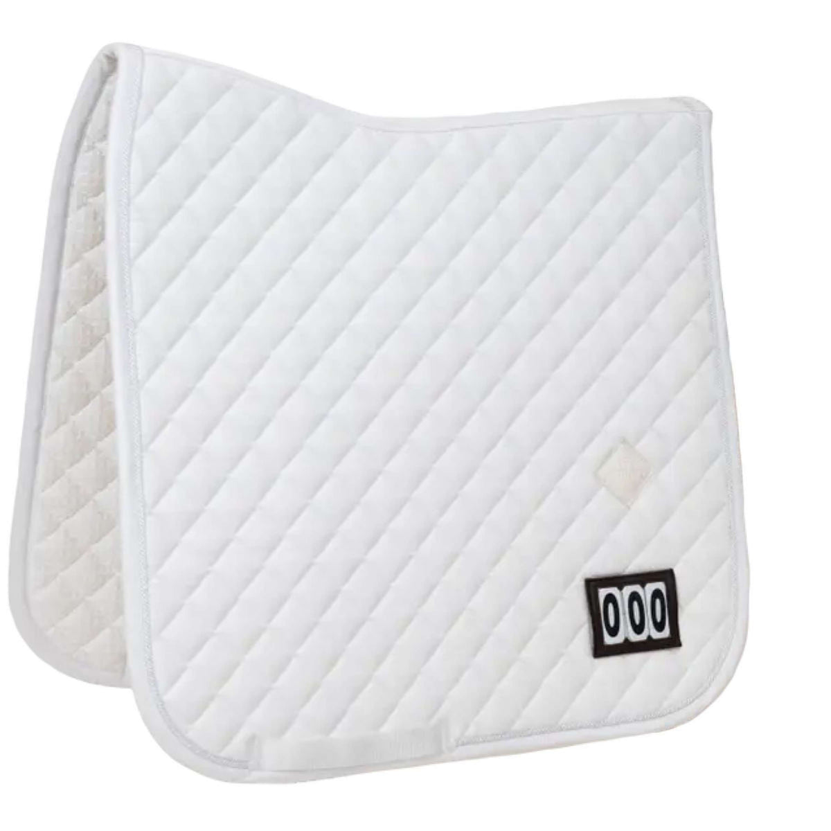 Kentucky Horsewear Tapis de Selle Diamond Competiton Dressage Blanc