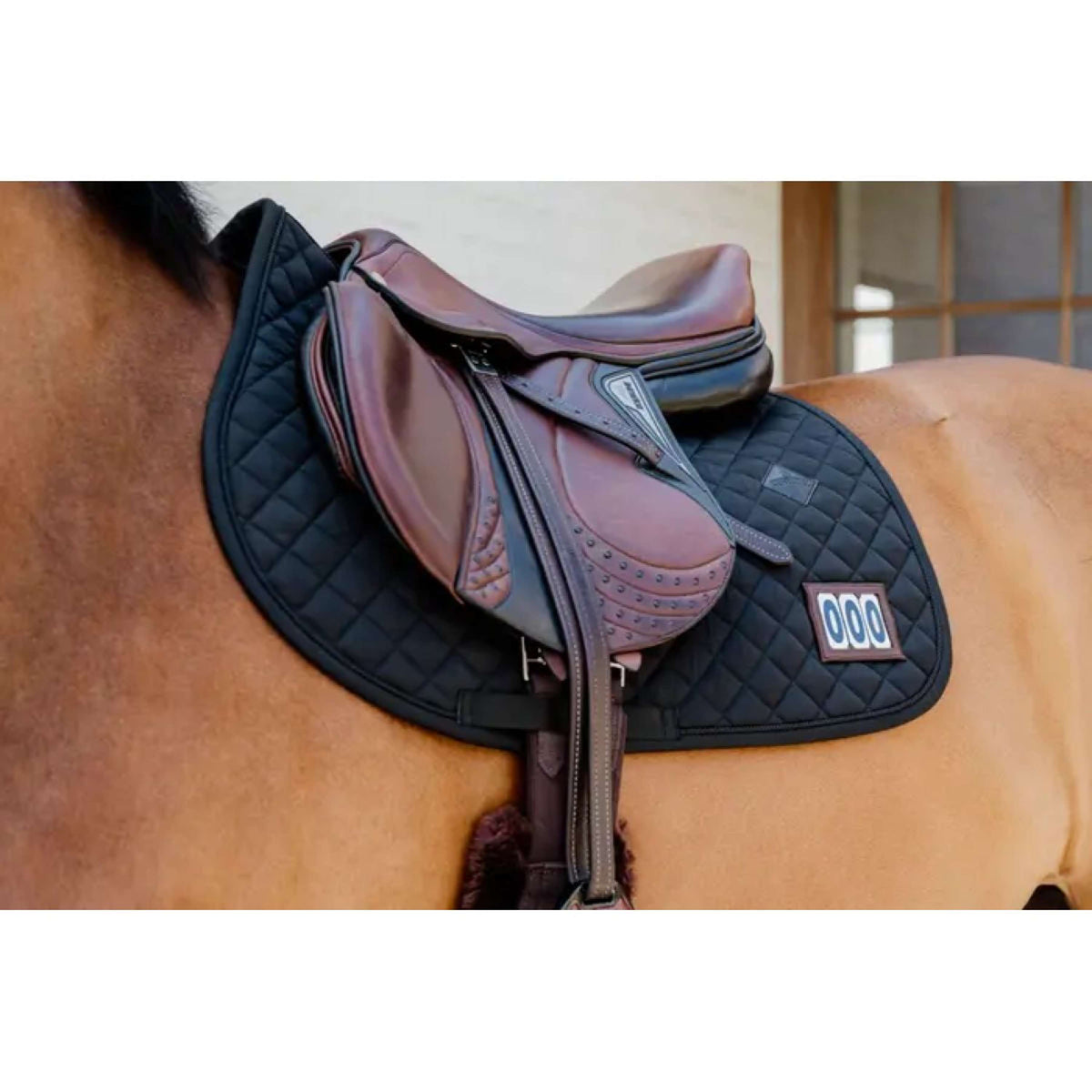 Kentucky Horsewear Tapis de Selle Diamond Competiton de Saut Noir