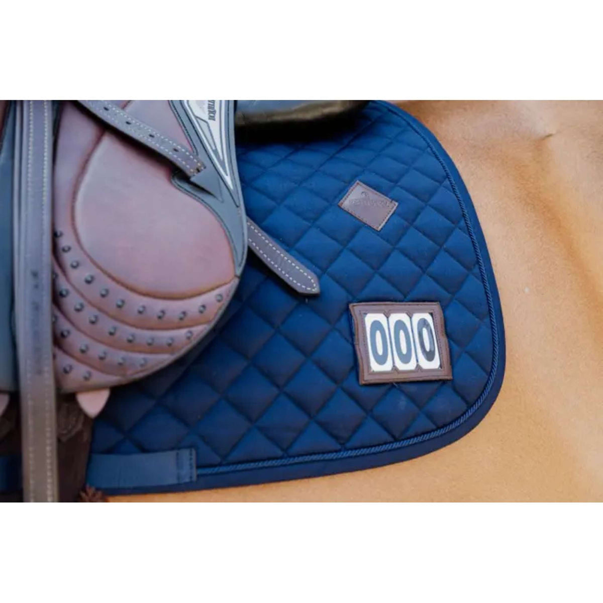 Kentucky Horsewear Tapis de Selle Diamond Competiton de Saut Marin