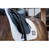 Kentucky Horsewear Tapis de Selle Fishbone Competiton Dressage Blanc