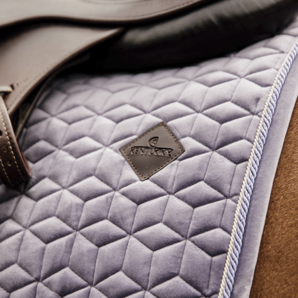 Kentucky Tapis de Selle Velvet de Saut Purper