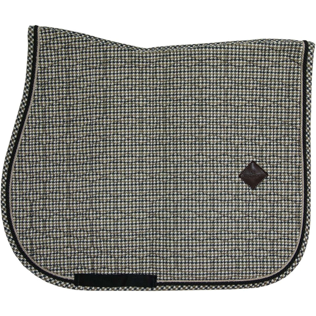 Kentucky Tapis de Selle Pied-de-Poule Saut Marron