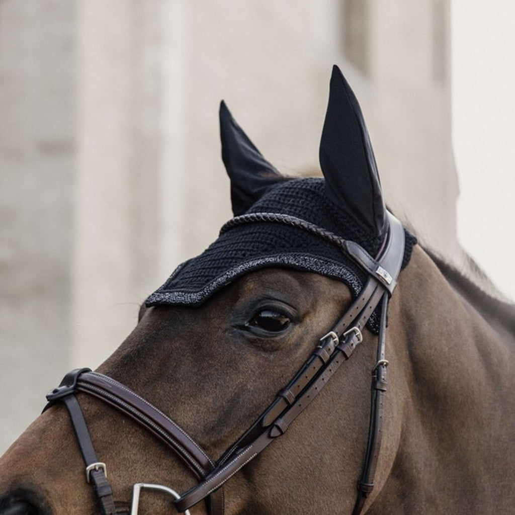 Kentucky Bonnet Anti-Mouches Wellington Paillettes Pierres Noir