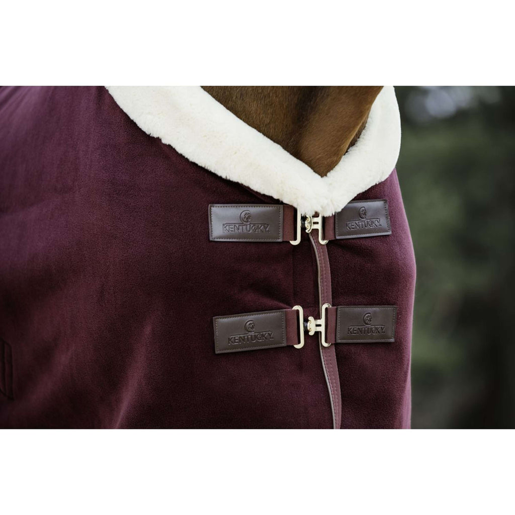Kentucky Couvertures Anti-Transpiration Show Fleece Heavy Bordeaux