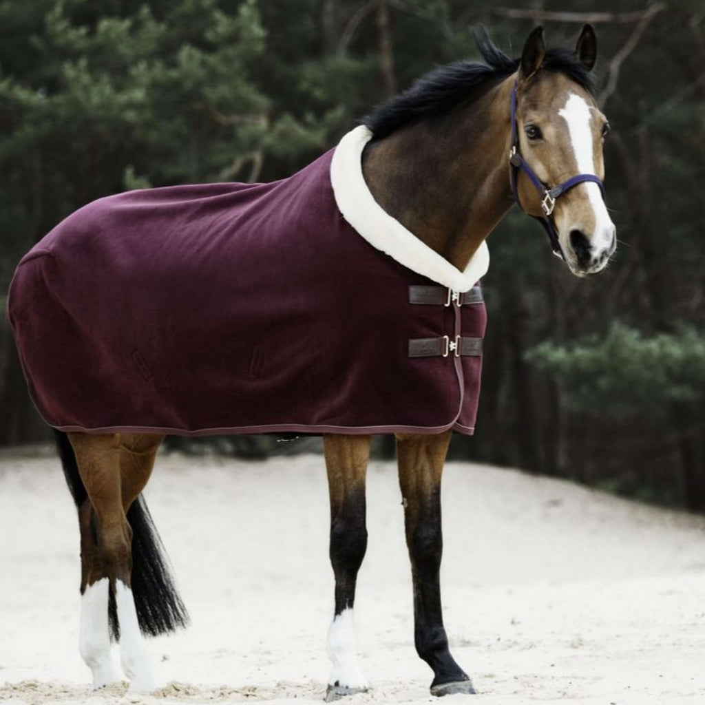 Kentucky Couvertures Anti-Transpiration Show Fleece Heavy Bordeaux