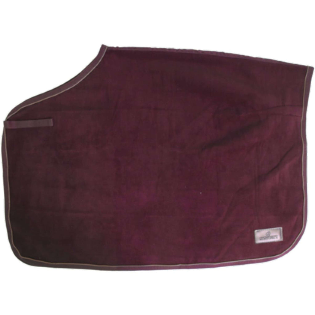 Kentucky Couvre-reins Carré Heavy Fleece Bordeaux