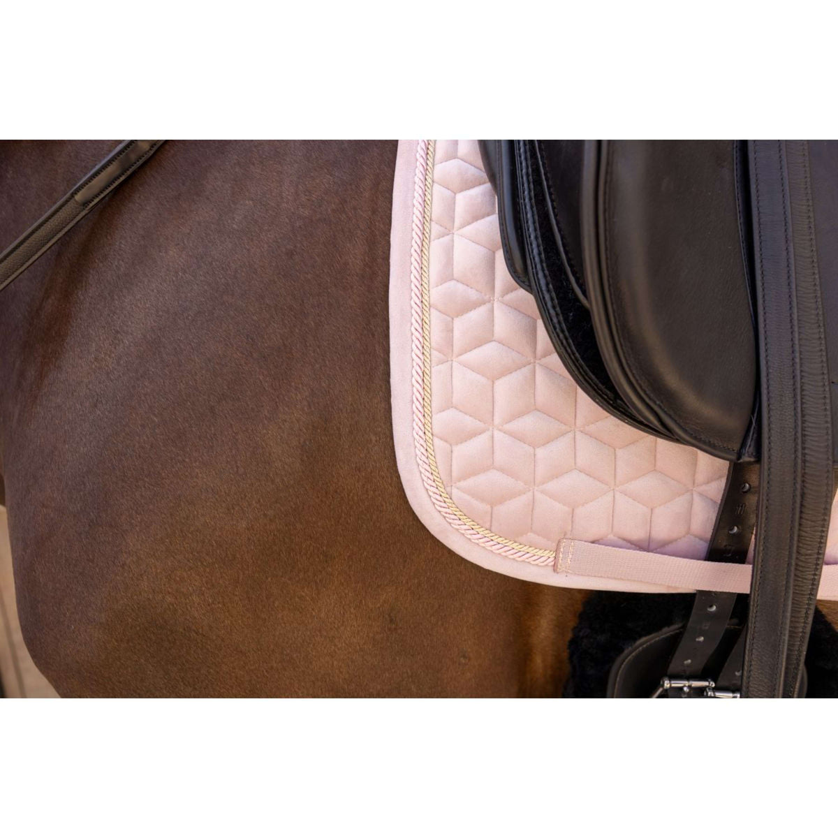 Kentucky Tapis de Selle Velvet Dressage Soft Rose