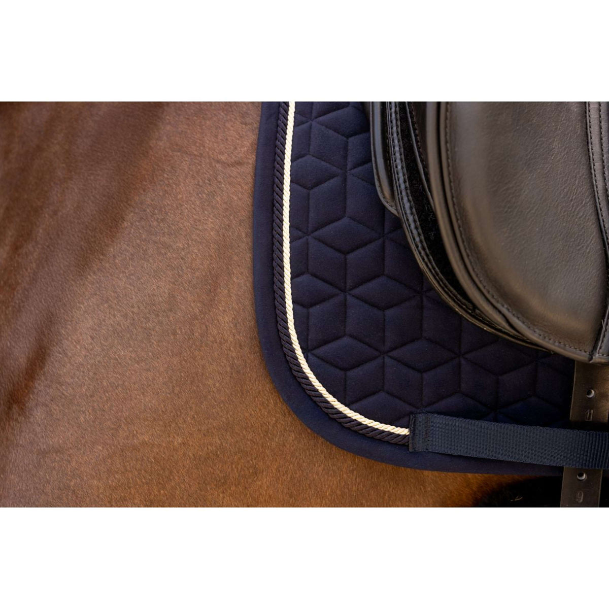 Kentucky Tapis de Selle Velvet Dressage Marin foncé