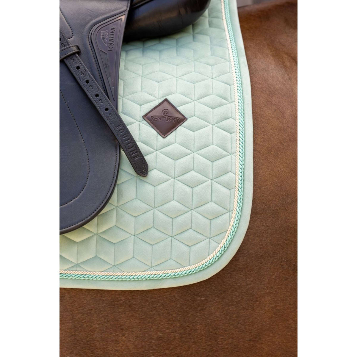 Kentucky Tapis de Selle Velvet Dressage Menthe