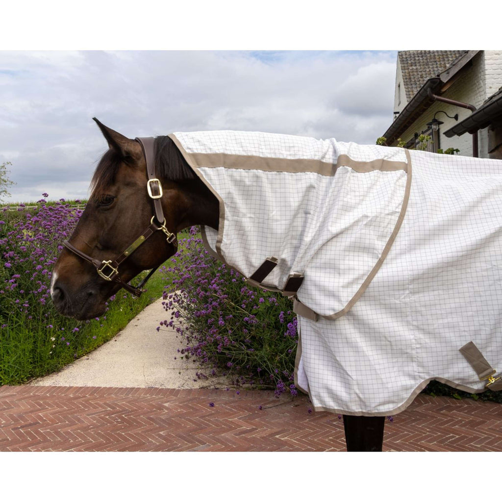 Kentucky Couverture d'Été Sweet Itch Comfort Blanc/Beige