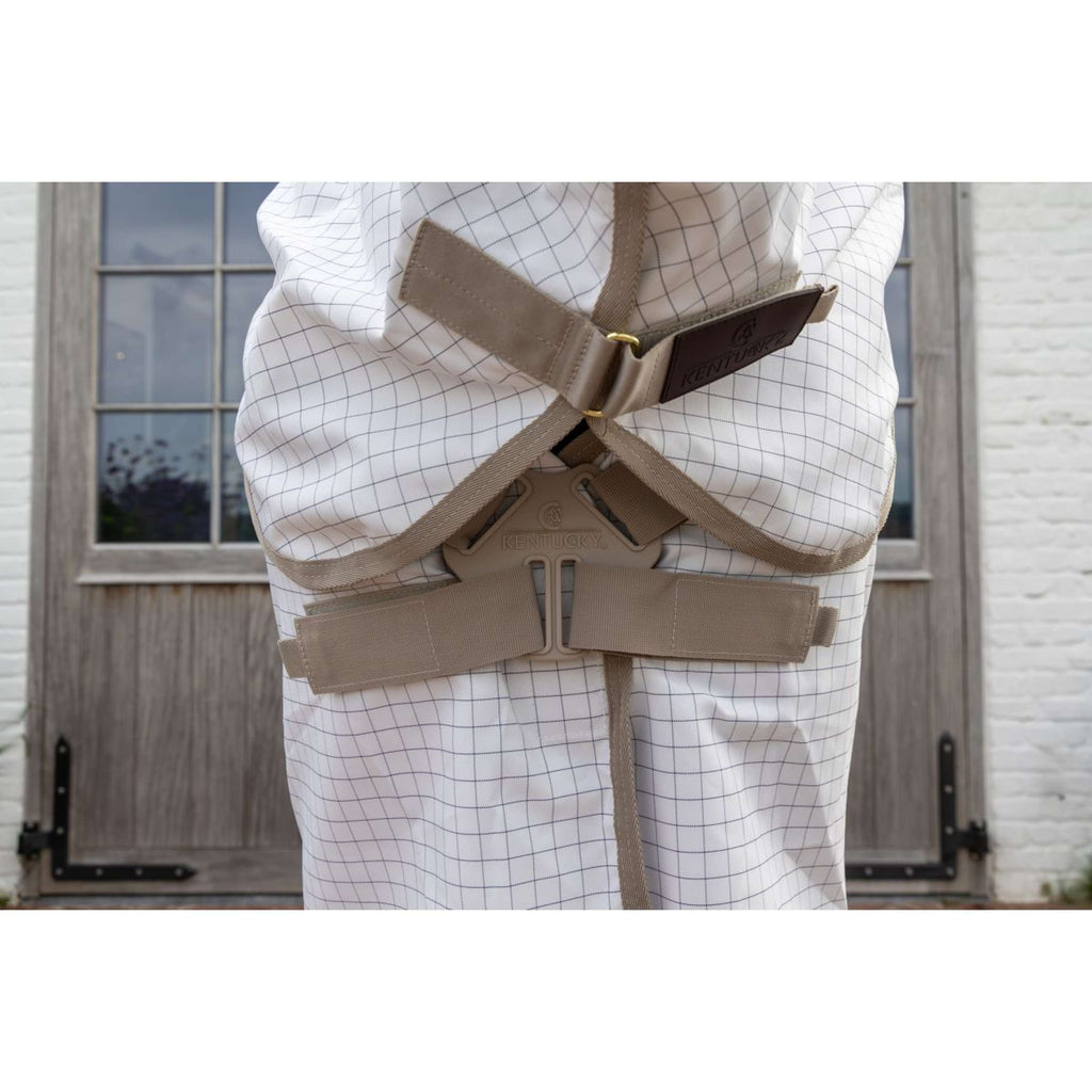 Kentucky Couverture d'Été Sweet Itch Comfort Blanc/Beige
