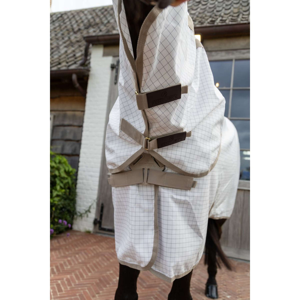Kentucky Couverture d'Été Sweet Itch Comfort Blanc/Beige