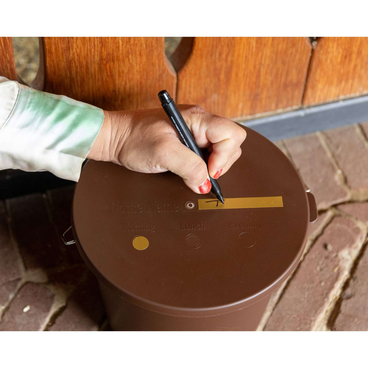 Kentucky Seau avec Couvercle Marron