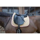 Kentucky Horsewear Tapis de Selle Softshell Onion Quilt Dressage Beige/Vieux Rose
