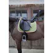 Kentucky Horsewear Tapis de Selle Softshell Onion Quilt Dressage Kaki/Vieux Rose