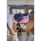 Kentucky Horsewear Tapis de Selle Onion Quilt Leather Neon de Saut Rose Vieux