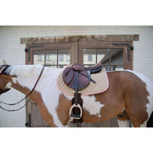 Kentucky Horsewear Tapis de Selle Softshell Onion Quilt de Saut Beige/Vieux Rose