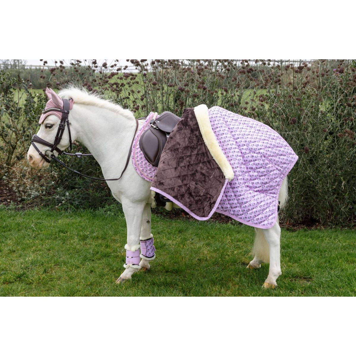 Kentucky Tapis de Selle Velvet Sammy de Saut Old Rose