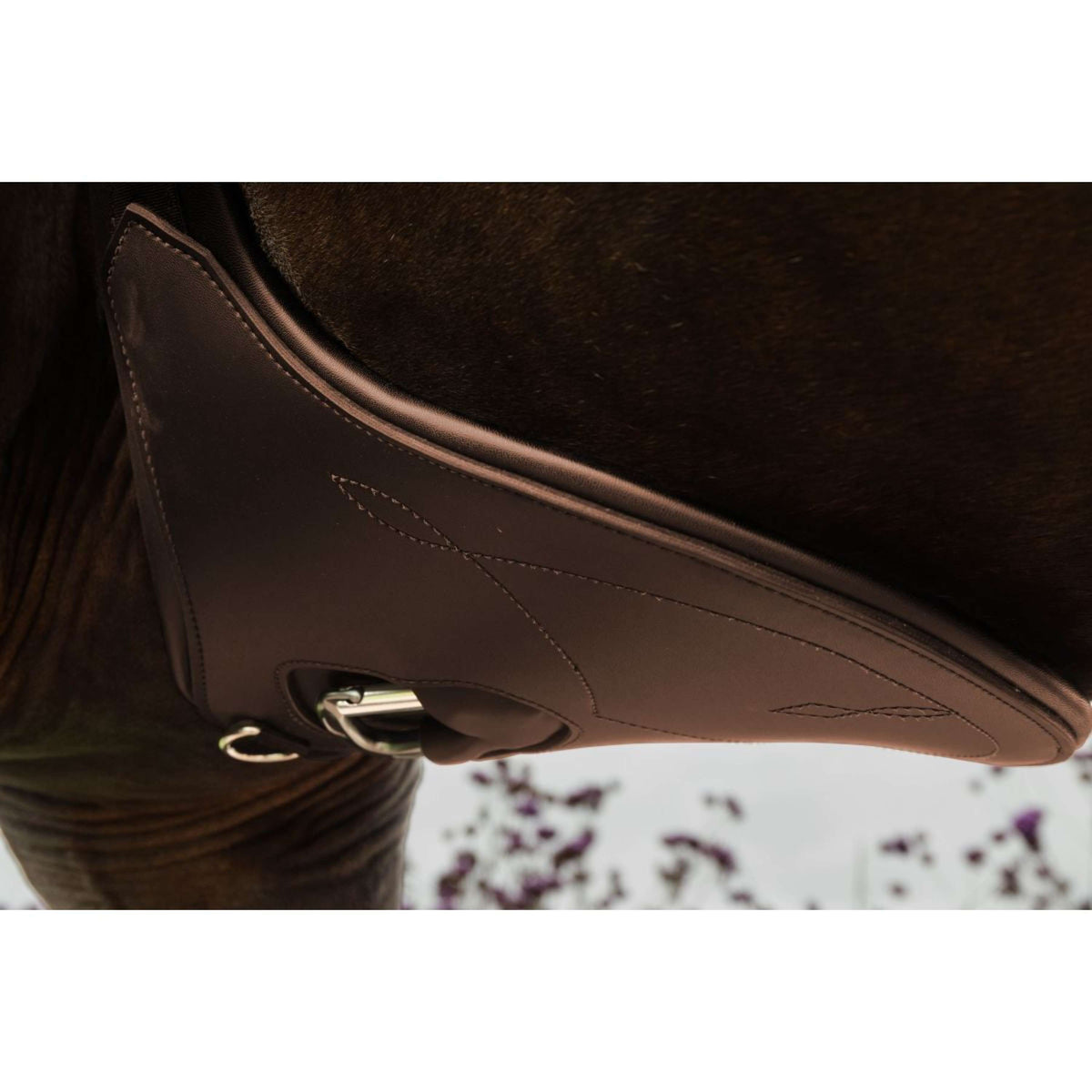 Kentucky Horsewear Sangle d'Obstacle Rabat Ventral Anatomic Marron