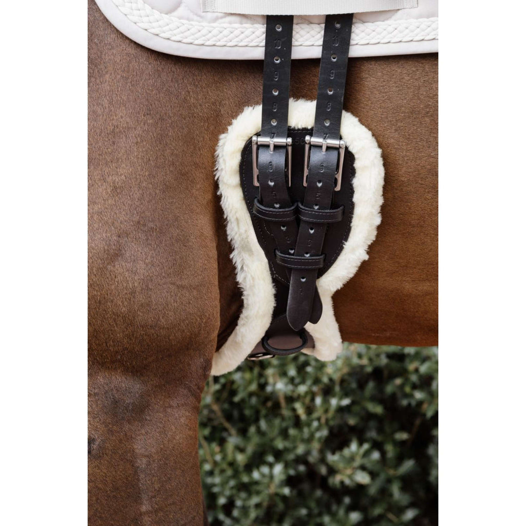 Kentucky Horsewear Sangle de Dressage Anatomic Sheepskin Noir