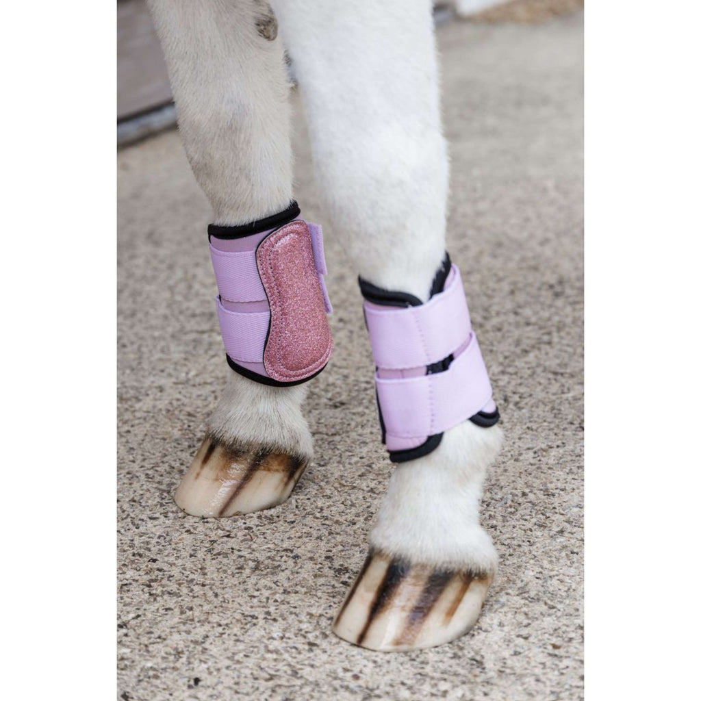 Kentucky Horsewear Guêtres Glitter Unicorn Rose Vieux