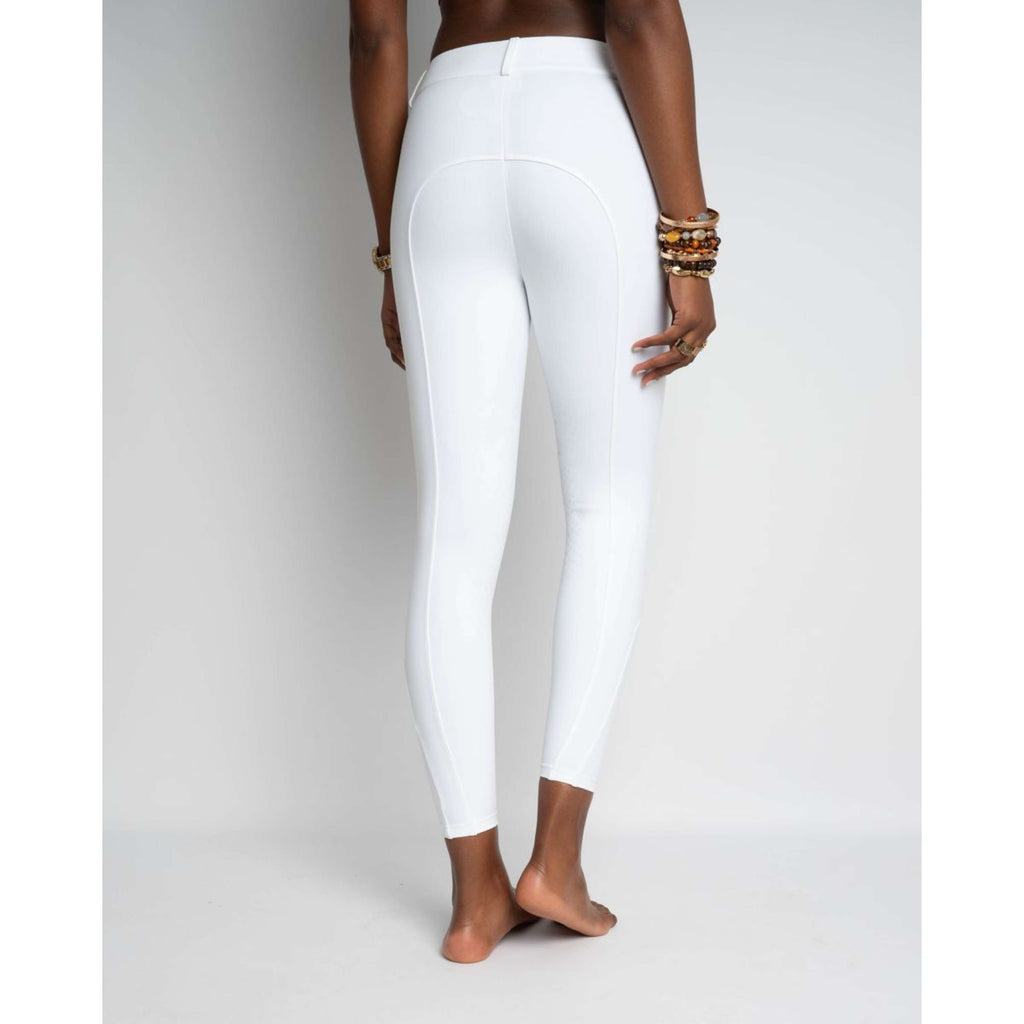 Kentucky Pantalon d'Équitation Miami Knee Grip Femme Blanc