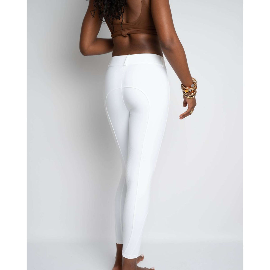 Kentucky Pantalon d'Équitation Miami Knee Grip Femme Blanc