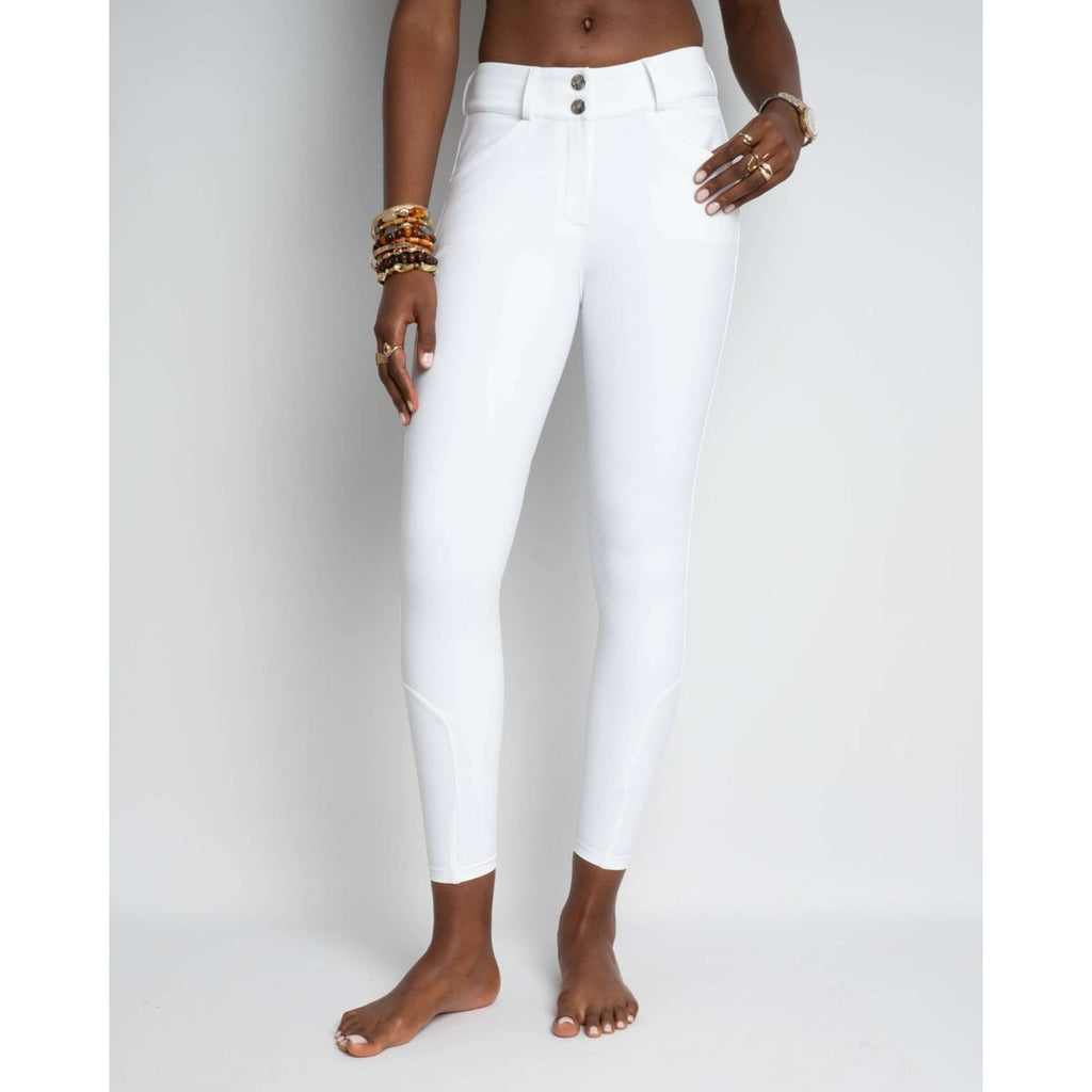 Kentucky Pantalon d'Équitation Miami Knee Grip Femme Blanc